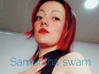 Samantha_swam